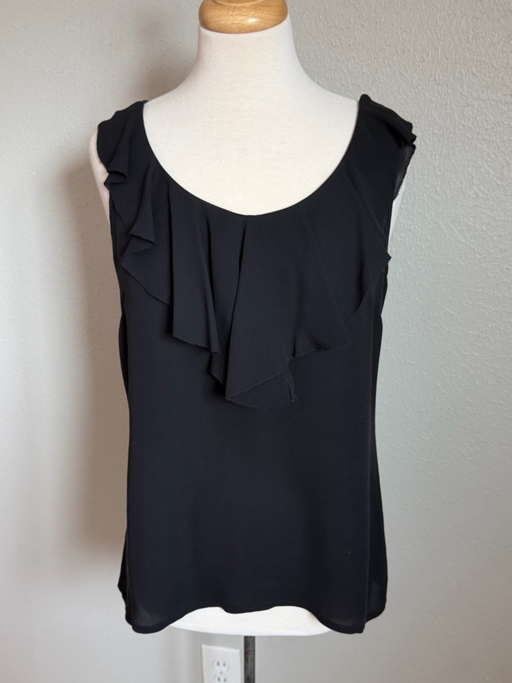 Tory Burch Black Silk Tank